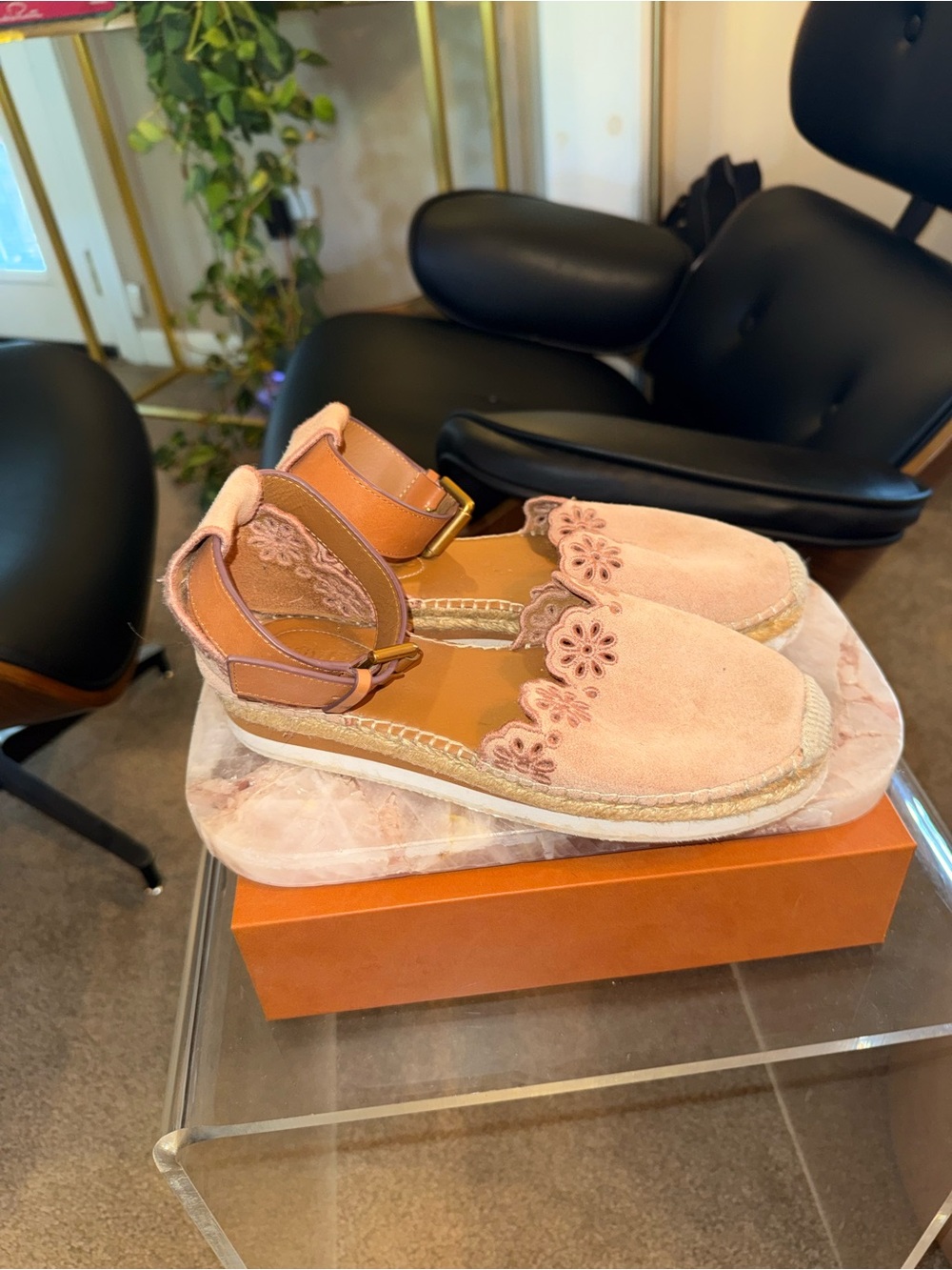 See by Chloe leather & suede espadrilles - Picture 3 of 6